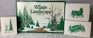 lot 310 image: Dept 56 Original Village Accessories- Landscape Set 1 Includes 4 Boxes