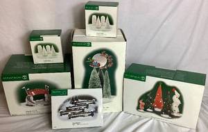 lot 298 image: Dept 56  Village Accessories- Village Essentials