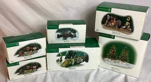 lot 297 image: Dept 56 Village Assortment of Village Accessories - 6 Boxes