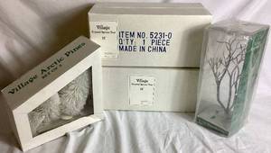 lot 304 image: Dept  56 Original Village Accessories- Tree Lot 2 Includes 4 Boxes