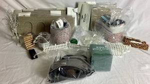 lot 314 image: Large Collection of Assorted Dept 56 Village Accessories -Includes, Roadways, tunnels,  bridges, fences, grass and much more
