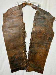 lot 215 image: Distressed Gopher Brand Chaps
