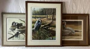 lot 333 image: Unique Waterfowl Art Bundle featuring Fernandez and Herrons on Shelley Island