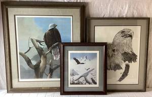 lot 30 image: Signed and Numbered Collection of Eagle Prints Featuring Fernandez,  Behringer, and Calliguri