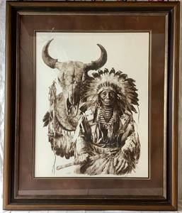 lot 346 image: Sioux Chief by Paul Calle