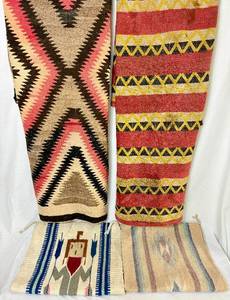 lot 352 image: Four Native American Horse Blankets