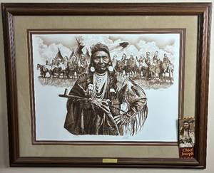 lot 345 image: Chief Jospeh by Paul Calle