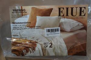 lot 10 image: Set of Two Hotel Collection Pillows - 20x30