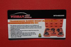 lot 54 image: Winmax Transmission Rubber Mount Bushing Tool Set for BMW