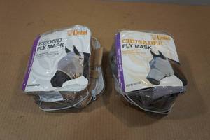 lot 60 image: 2 Cashel Crusader Fly Masks - ArabSmall Horse