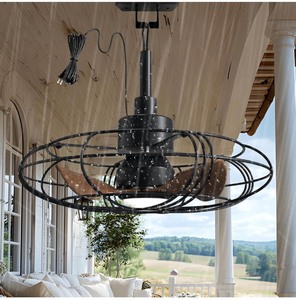 Nacatin 20.5" Outdoor Ceiling Fan with Lights