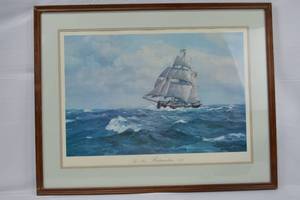 lot 25 image: The Sloop Restauration 1825 by Robert Moak