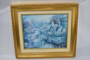 lot 31 image: Framed Print Stonehedge Bridge by Nicky Boehme