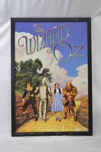 lot 37 image: Wizard of Oz Textured Collectors Print wWood Frame