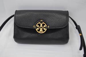 lot 42 image: Tory Burch Black wGold Accent Handbag