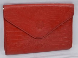 lot 43 image: Vintage Fendi Envelope Clutch Handbag