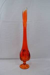 lot 45 image: Tall Vintage Viking Swung Vase 23.5