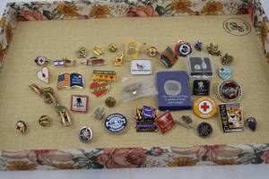 lot 74 image: Pin Collection Including Olympic Pins 1990
