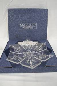 lot 128 image: Marquis by Waterford Winterfest Collection Snowflake Dish