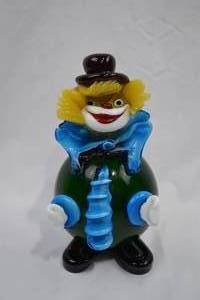 lot 199 image: Murano Hand-Blown Glass Clown