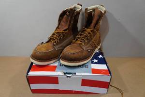 lot 24 image: Thorogood Mens 8 Crazy Horse American Heritage Series Work Boots - Size 12