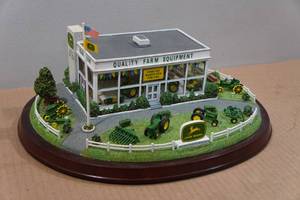 lot 117 image: John Deere Dealership Diorama