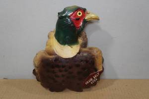 lot 129 image: Vintage Grain Belt Beer Chalkware Pheasant