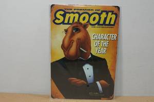 lot 165 image: Novelty Metal Sign - Camel Character of Year