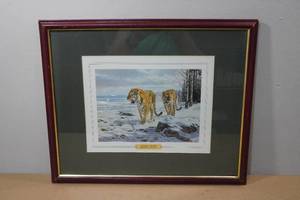 lot 173 image: Shores of Lake Baikal Tiger Print by Willem S De Beer