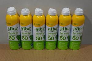 lot 217 image: Alba Botanic 50 SPF Sensitive Skin Sun Screen