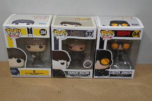 lot 219 image: Funko Pops - V, Ramsay Bolton, Lobster Johnson