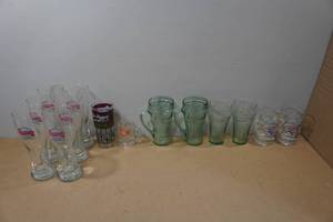 lot 254 image: Collector Glasses - Bubba Gump, Disney, Dr Pepper, Coca-Cola