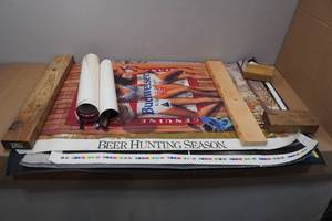 lot 265 image: Assorted Posters - Ford, Bud, Dodge, Busch
