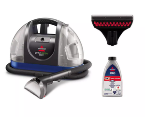 lot 56 image: BISSELL Little Green Portable Carpet Cleaner Electric Floor Care Appliance, 48 oz Tank, 15 ft Cord