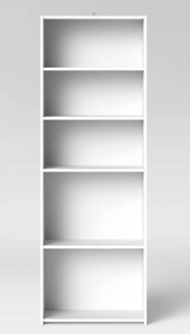 lot 102 image: 5 Shelf Bookcase - Room Essentials