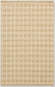 lot 105 image: Box Grid Rectangular Handmade Woven Area Rug - Hearth & Hand