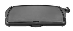 lot 204 image: KitchenSmith 22.83 Electric Griddle Black Ceramic Cooking Surface, 1500W