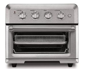 lot 215 image: Cuisinart Air Fryer Toaster Oven Stainless Steel CTOA-122 1800W, Convection Bake, Broiler, Cool Touch