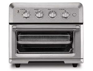 lot 307 image: Cuisinart Air Fryer Toaster Oven Stainless Steel CTOA-122 1800W, Convection Bake, Broiler, Cool Touch