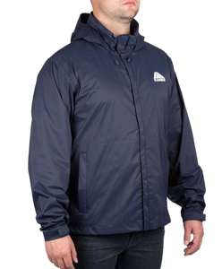 lot 401 image: Size XL Rainier Waterproof Breathable Essential Rain Jacket in Navy