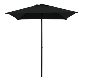 lot 402 image: Mainstays 5 Square Black Patio Umbrella, Push-Up Function