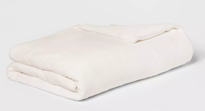 lot 296 image: 55x80 Microplush Weighted Blanket with Removable Cover - Threshold