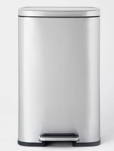 lot 348 image: 45L Rectangular Step Trash Can - Brightroom