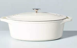 lot 358 image: Enameled Cast Iron Dutch Oven - Hearth & Hand with Magnolia