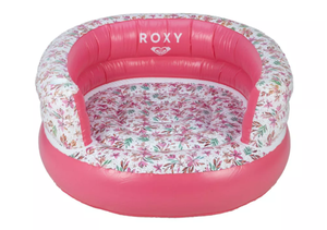 lot 371 image: ROXY Round Floral Chair Float - White
