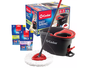 lot 390 image: O-Cedar EasyWring Spin Mop System - CitrusLavender