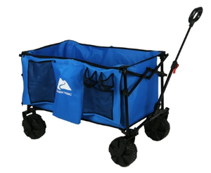 lot 482 image: Ozark Trail All-Terrain Big Bucket Cart Wagon, Height 27, Blue