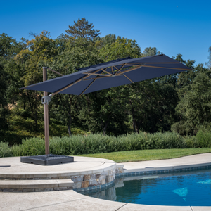 lot 41 image: SunVilla 12 ft. Square 3-Tier Cantilever Umbrella