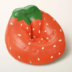 lot 136 image: Kate Spade New York Inflatable Chair Strawberry
