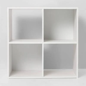 lot 146 image: LOT OF 2 Room Essentials 4 Cube Decorative Organizer